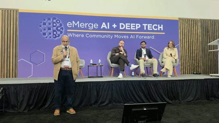 Running a panel on scaling enterprise AI, eMerge Americas