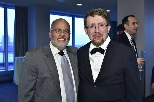 With Mark D. Minevich at the United Nations